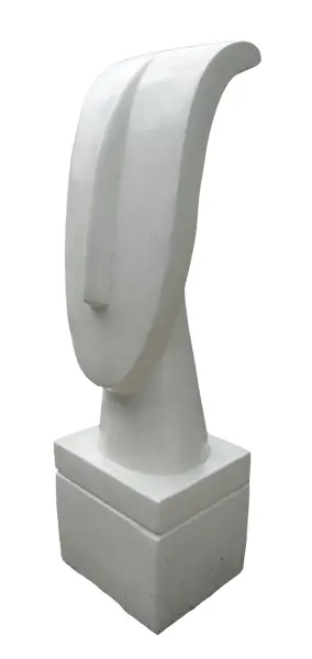 Product image 4 of the product “Abstract head, 99cm Height | Terazzo, White color ”